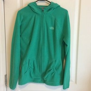 Light weight North Face hooded fleece